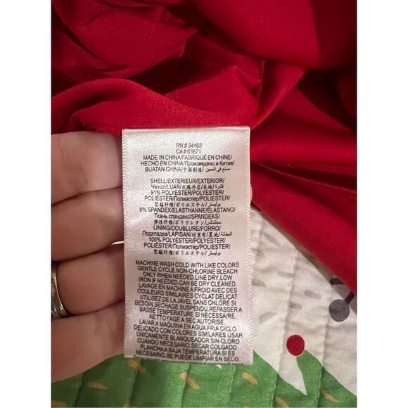 BCBGeneration Red Womens Sleeveless Mini Wrap Dress Size 14 - Picture 5 of 15